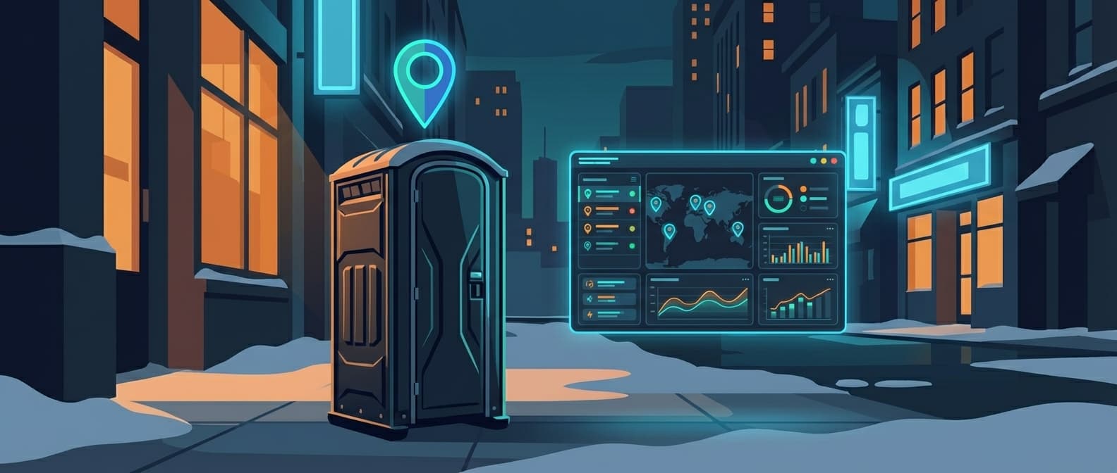 Portable Toilet GPS Tracking: Manage Your Sanitation Fleet with AirTags