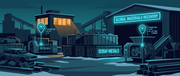 Scrap Yard Software for Container & Fleet Tracking | Metal Recycler GPS