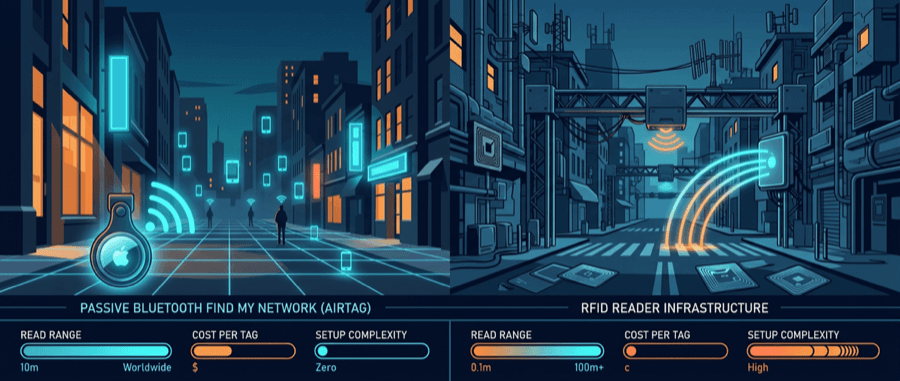 AirTags vs RFID: Asset Tracking Technology Comparison 2025