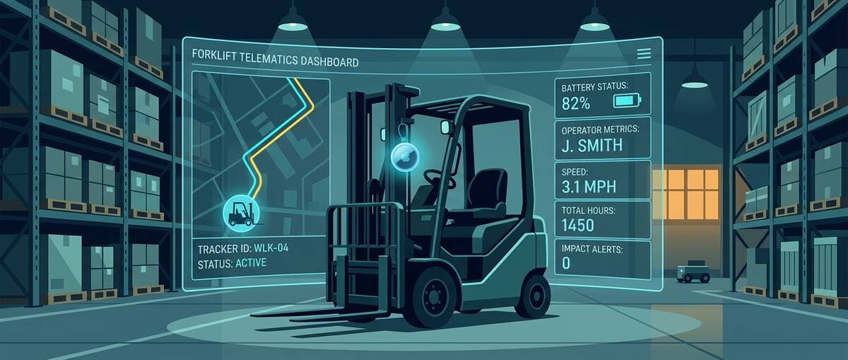 Forklift Tracking System: Telematics & Fleet Management for Warehouses