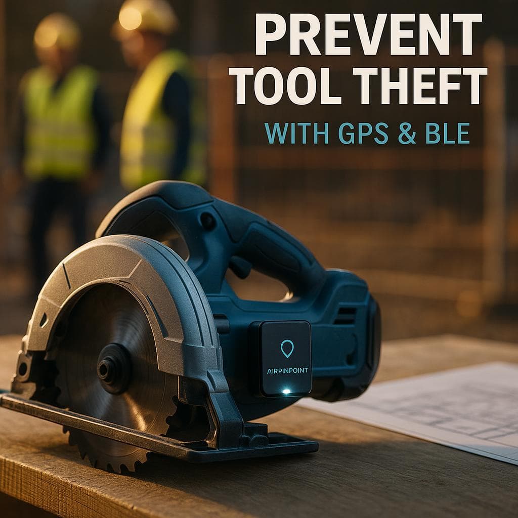 How to Prevent Tool and Equipment Theft with GPS & BLE